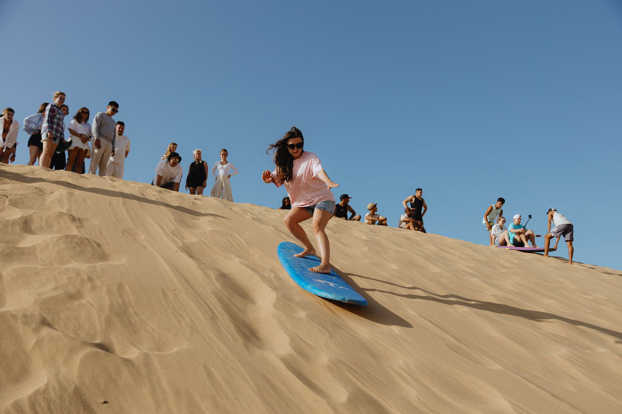 sandboarding timlaline dunes group | Twist Surf